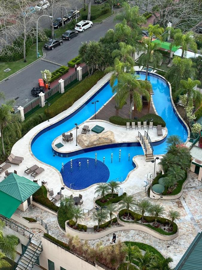 Flat Com Vista Panoramica -15- Na Barra Da Tijuca - Estacionamento Gratuito - Frigobar - Ar Condicionado - Piscina - Academia - Balsa Para Praia Gratis - Varanda - Vista Parcial Mar E Lagoa リオデジャネイロ エクステリア 写真